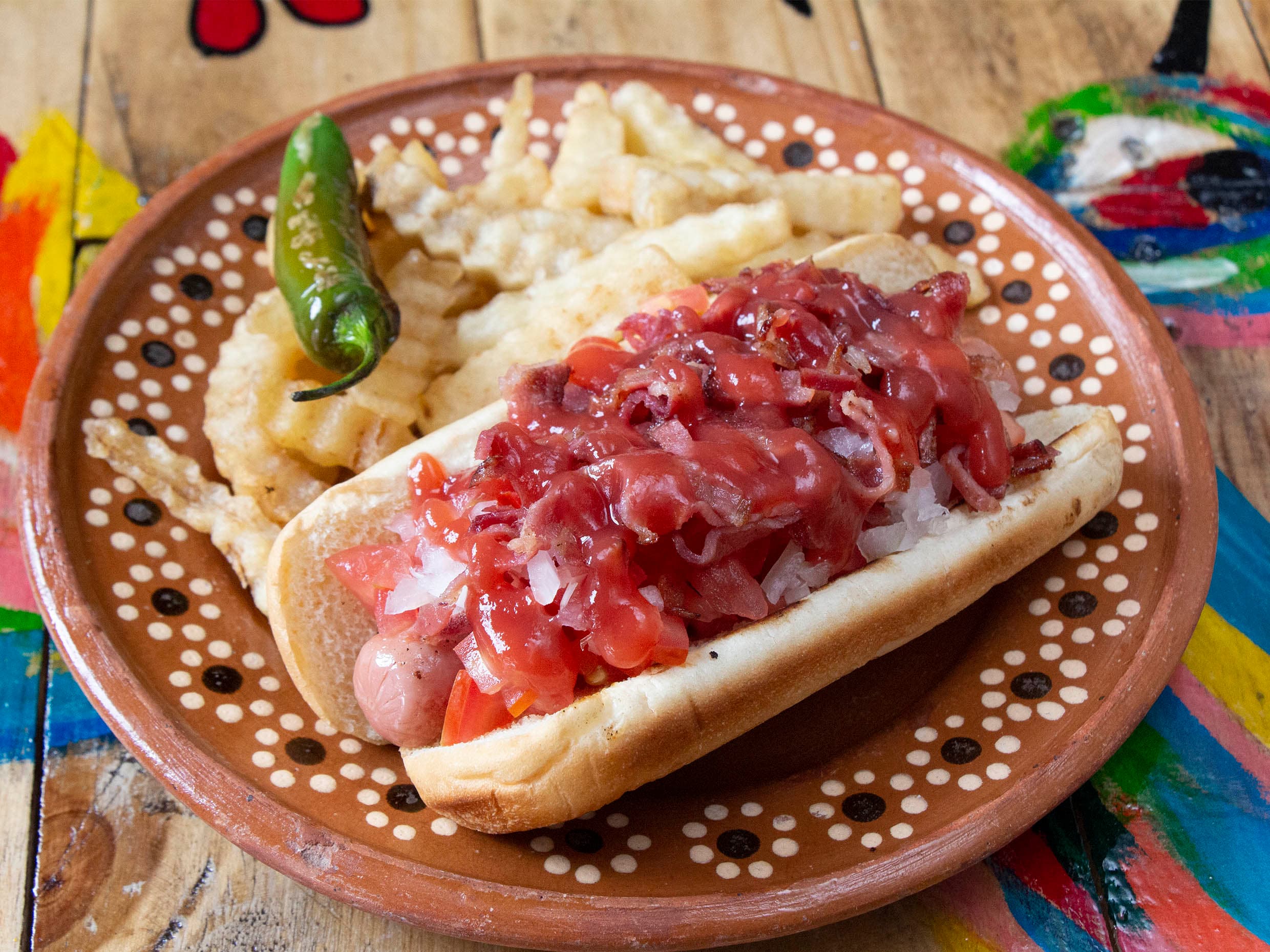 Dos Hot Dogs