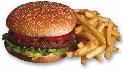 Hamburguesa con papas