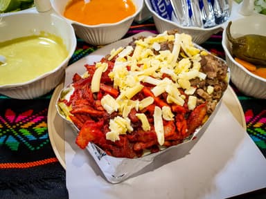 Papa Asada con Trompo