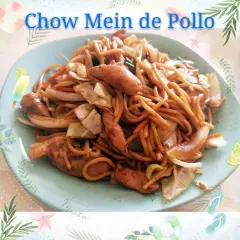 CONBINACION (Pollo con Piña y Chow Mein)