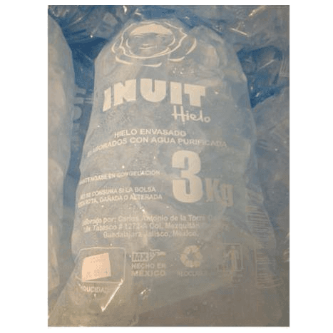 HIELO INUIT BOLSA 3 KG.