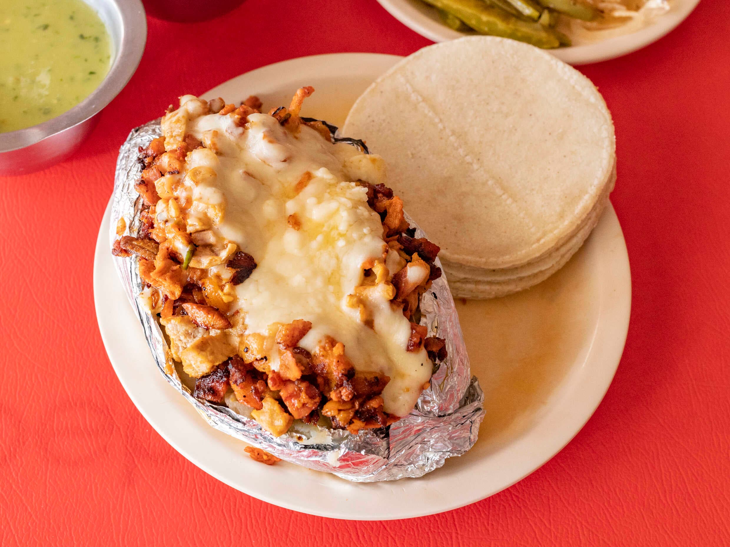 Papa Rellena de Pastor