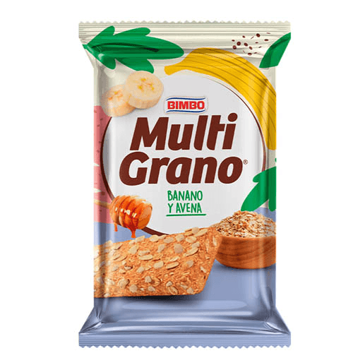 BIMBO MULTIGRANO BARRA BANANO Y AVENA 42GR