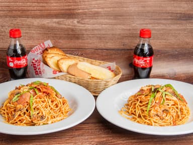 Combo 2 Spaguettis y 2 Coca Cola 250 ml