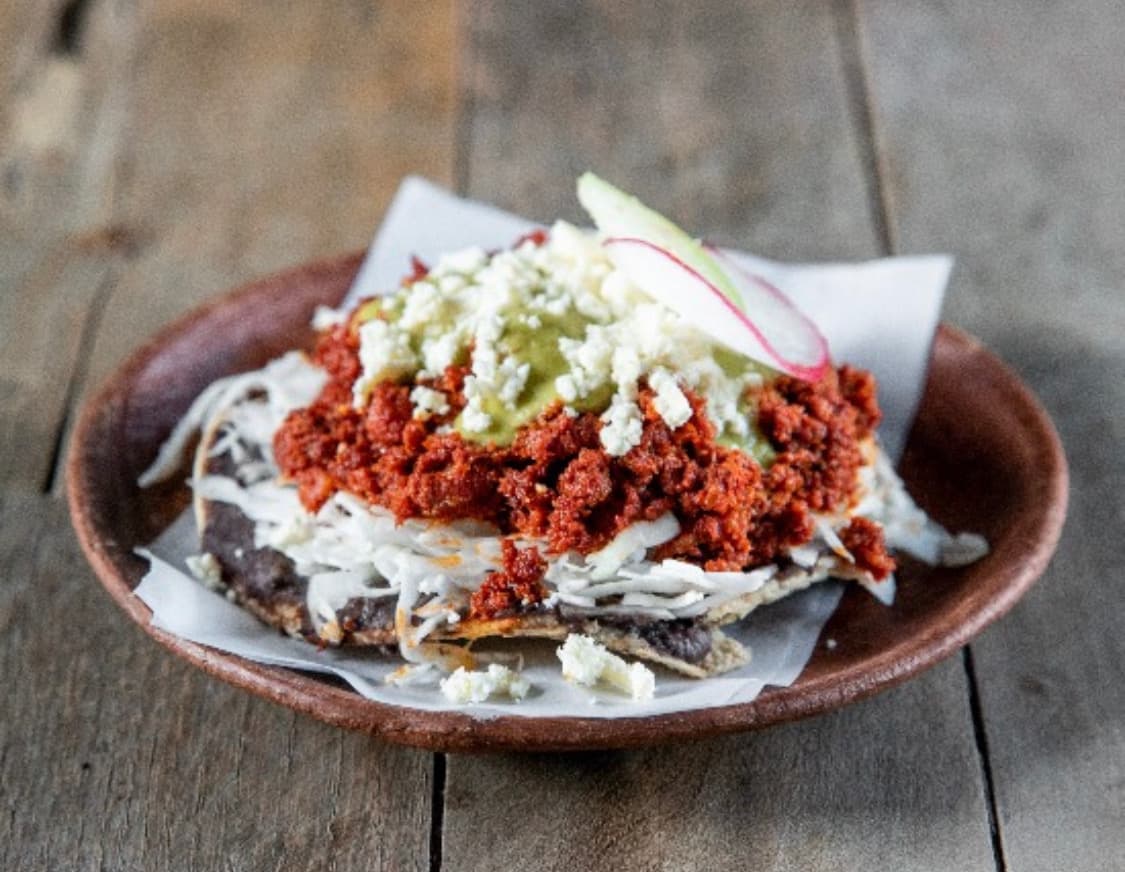 Tostada de Chorizo