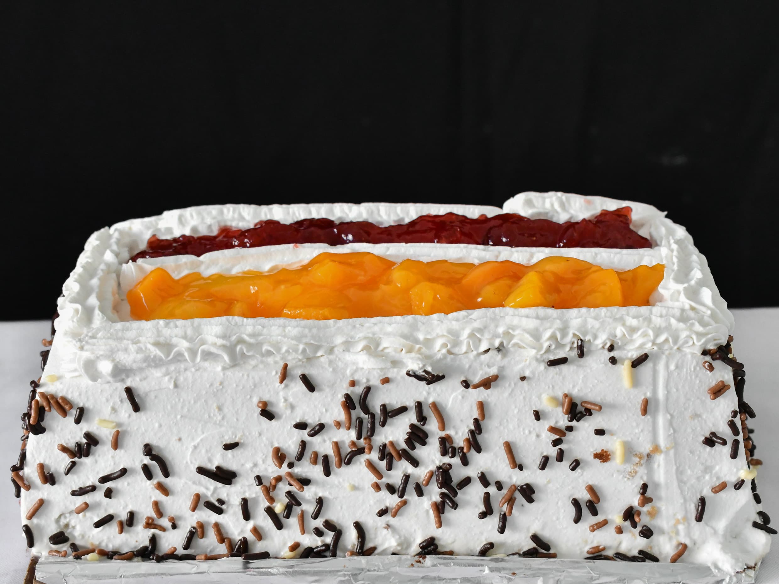 Pastel 3 leches rectangular  vainilla