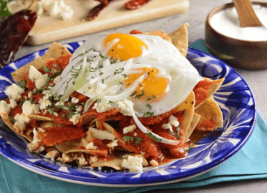 Chilaquiles  Huevo Estrellado