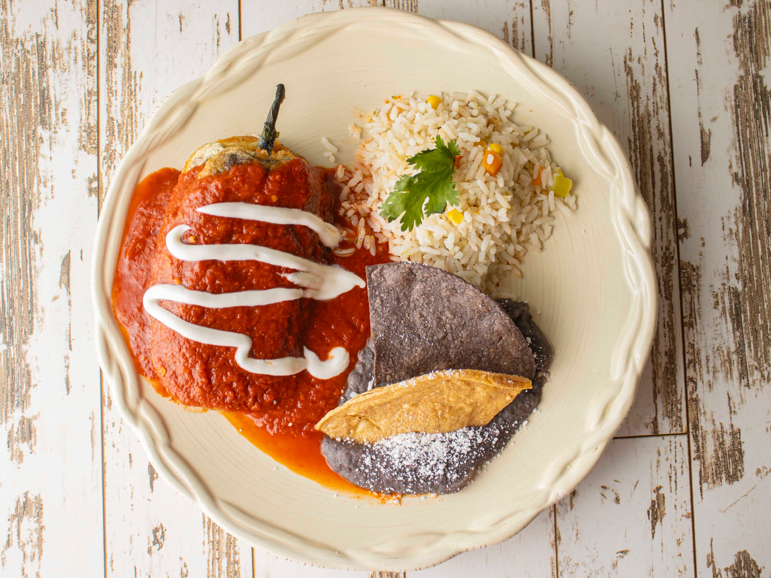 Torta de Chile Relleno