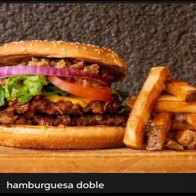 Hamburguesa Doble