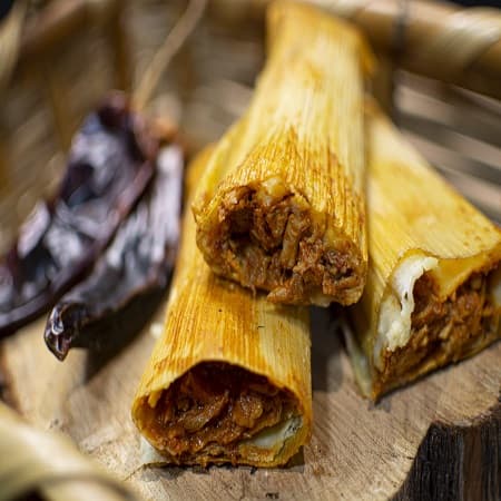 Tamal de Asado Rojo Puerco