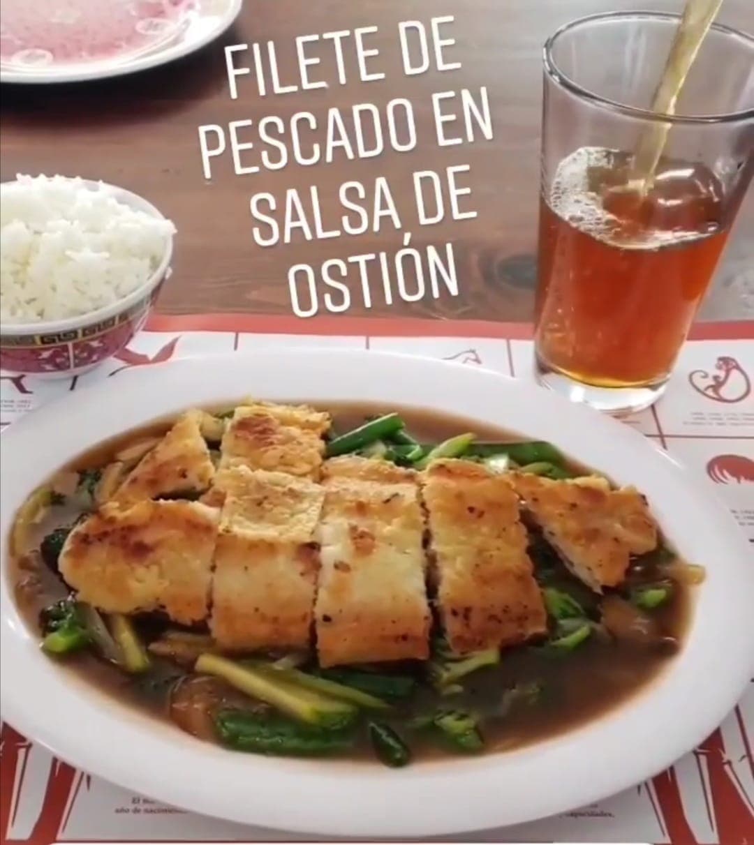 Pescado en Salsa de Ostión