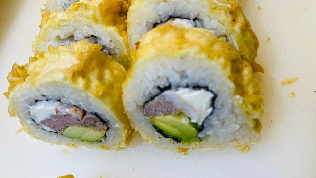 Rollo Tempura Mar y Tierra