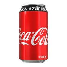 Coca Cola Sin Azúcar 355ml Lata