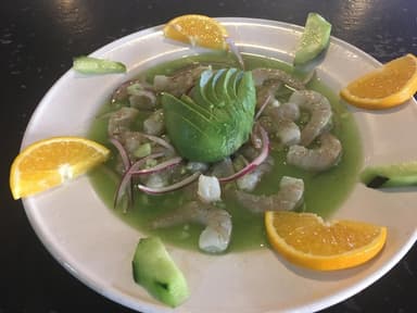 Camarones en Aguachile