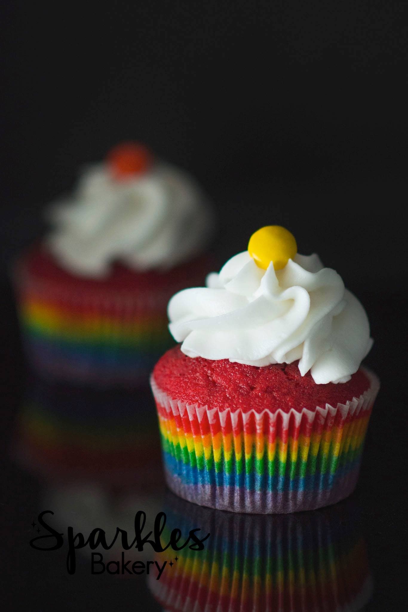 Rainbow Cupcake