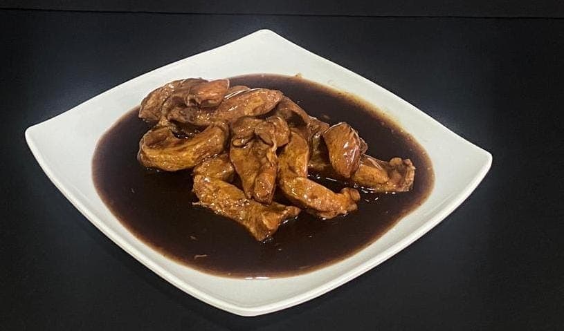Trocitos de Pollo en Salsa Teriyaki