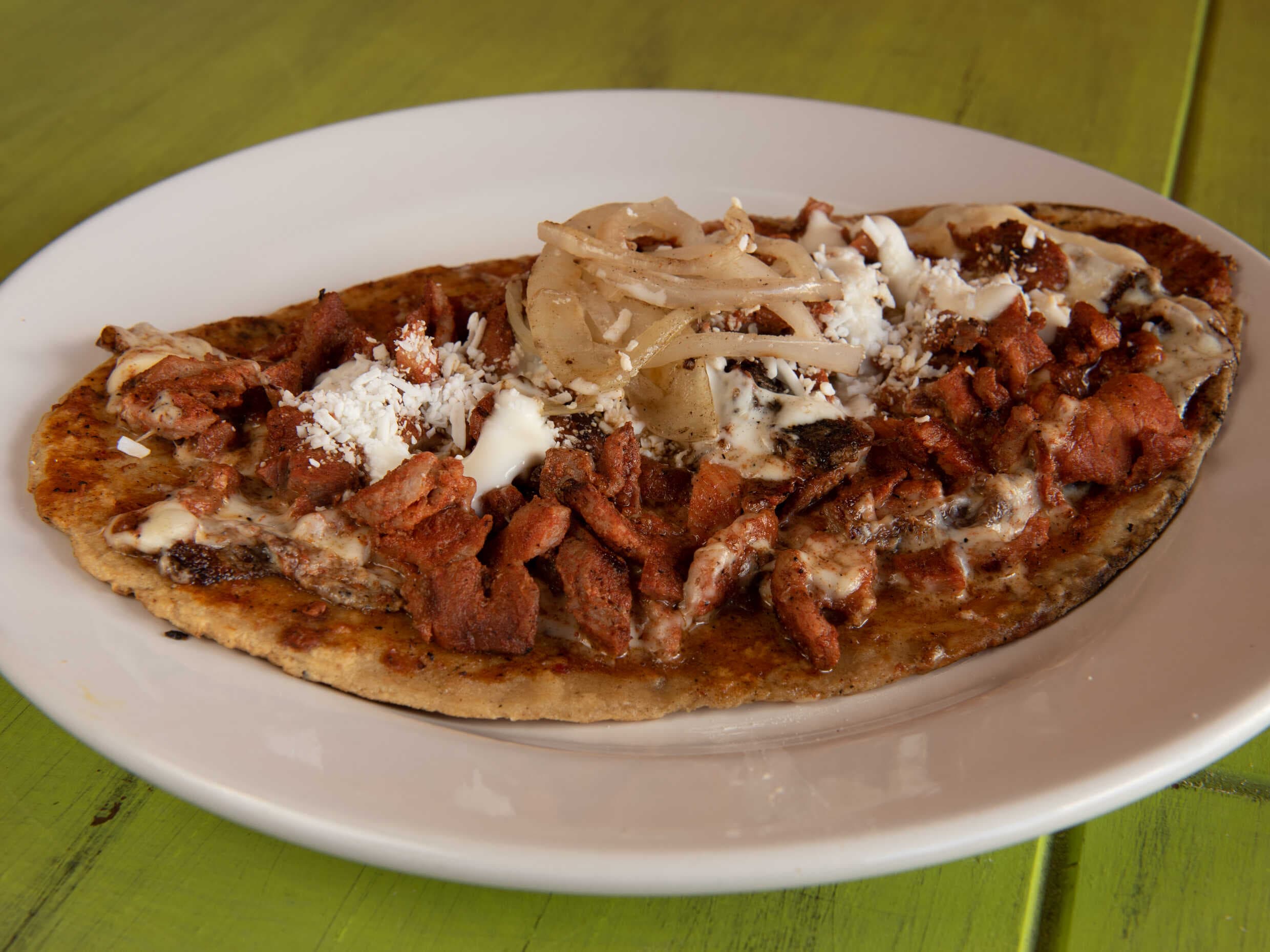 Huarache de Cecina Adobada