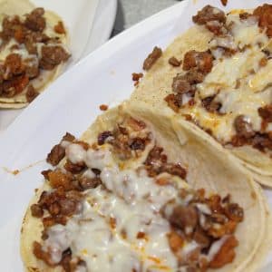 Taco de Longaniza con Queso
