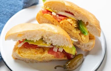Torta de Huevo con Jamón