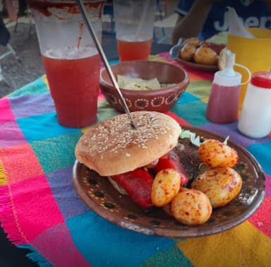Hamburguesa de Arrachera