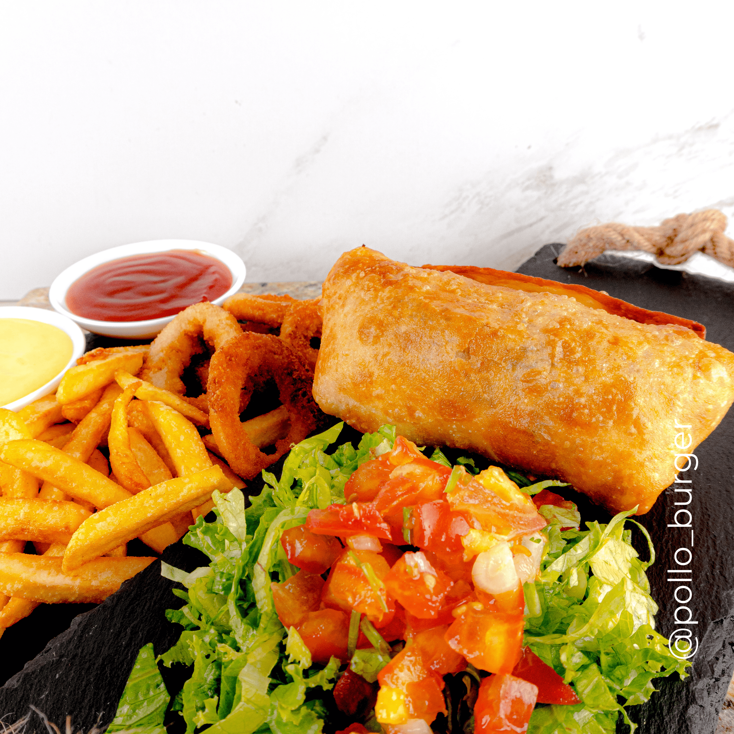 Burrito + Papas