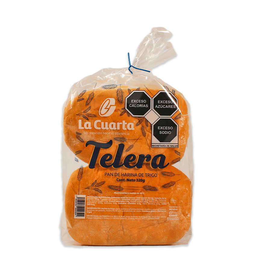 TELERA EN BOLSA LA CUARTA 4 pza