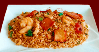 Arroz Especial de la Casa en salsa