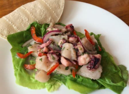 Ceviche de Pulpo Grande
