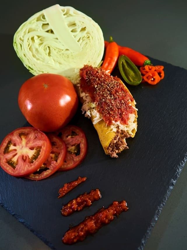 Taco Mexicano sin Chile