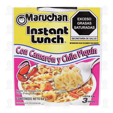 Sopa Maruchan Camarón Chile Piquín