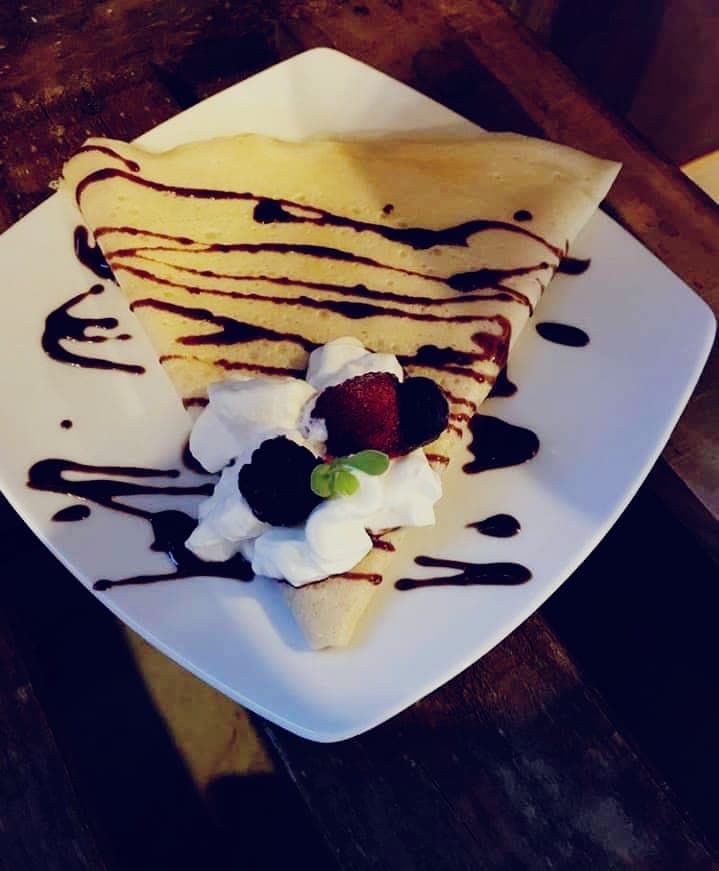 Crepa de Mermelada de Fresa