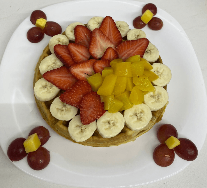 Waffle Dulce de 1 Ingrediente