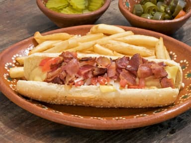 Hot Dog Supremo + Papas