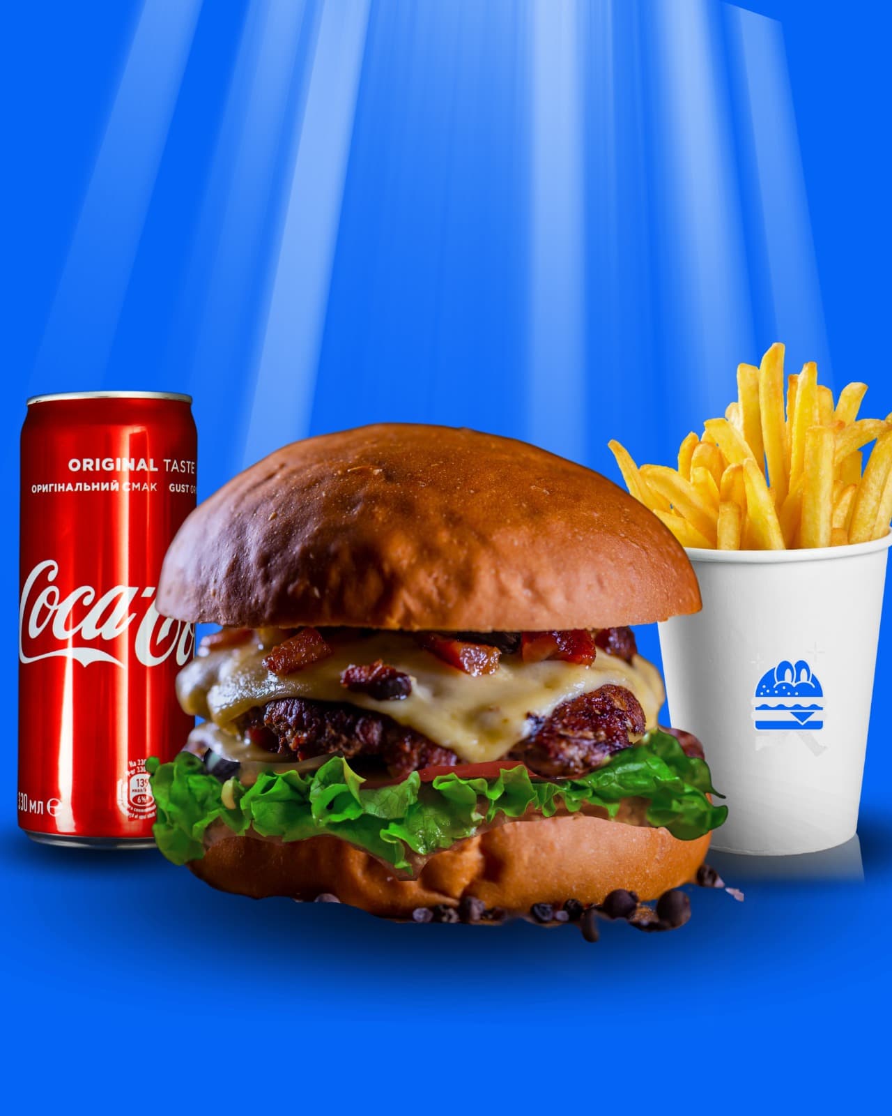 Combo Bacon Blue Cheese