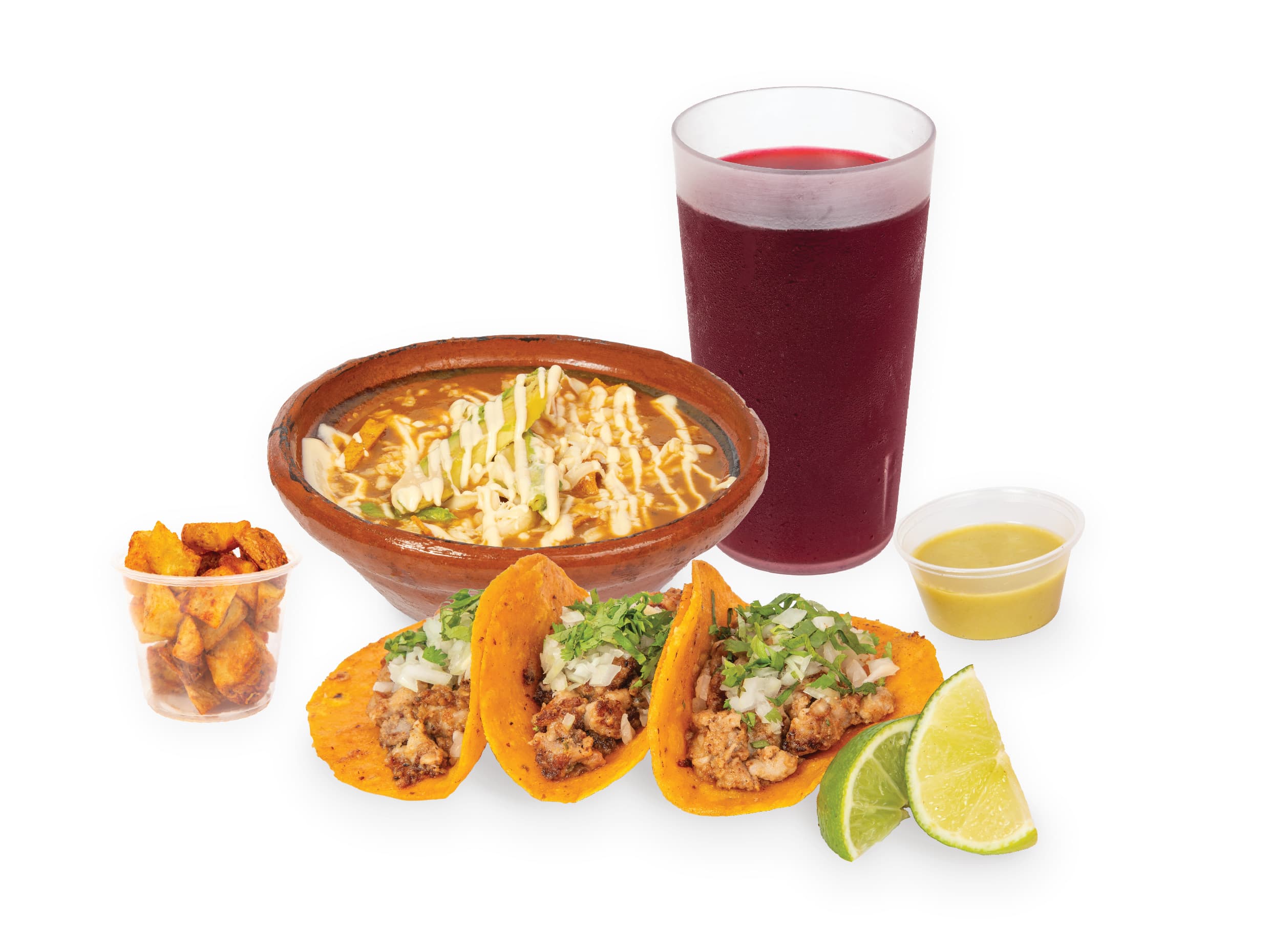 Sopa y Tacos