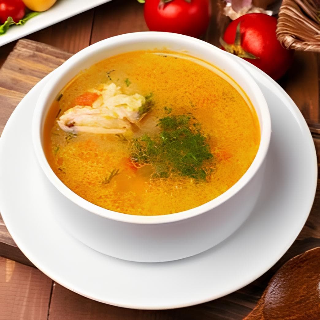 Caldo de Mote con Huevo