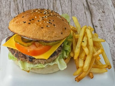 Hamburguesa Clásica de Res sencilla