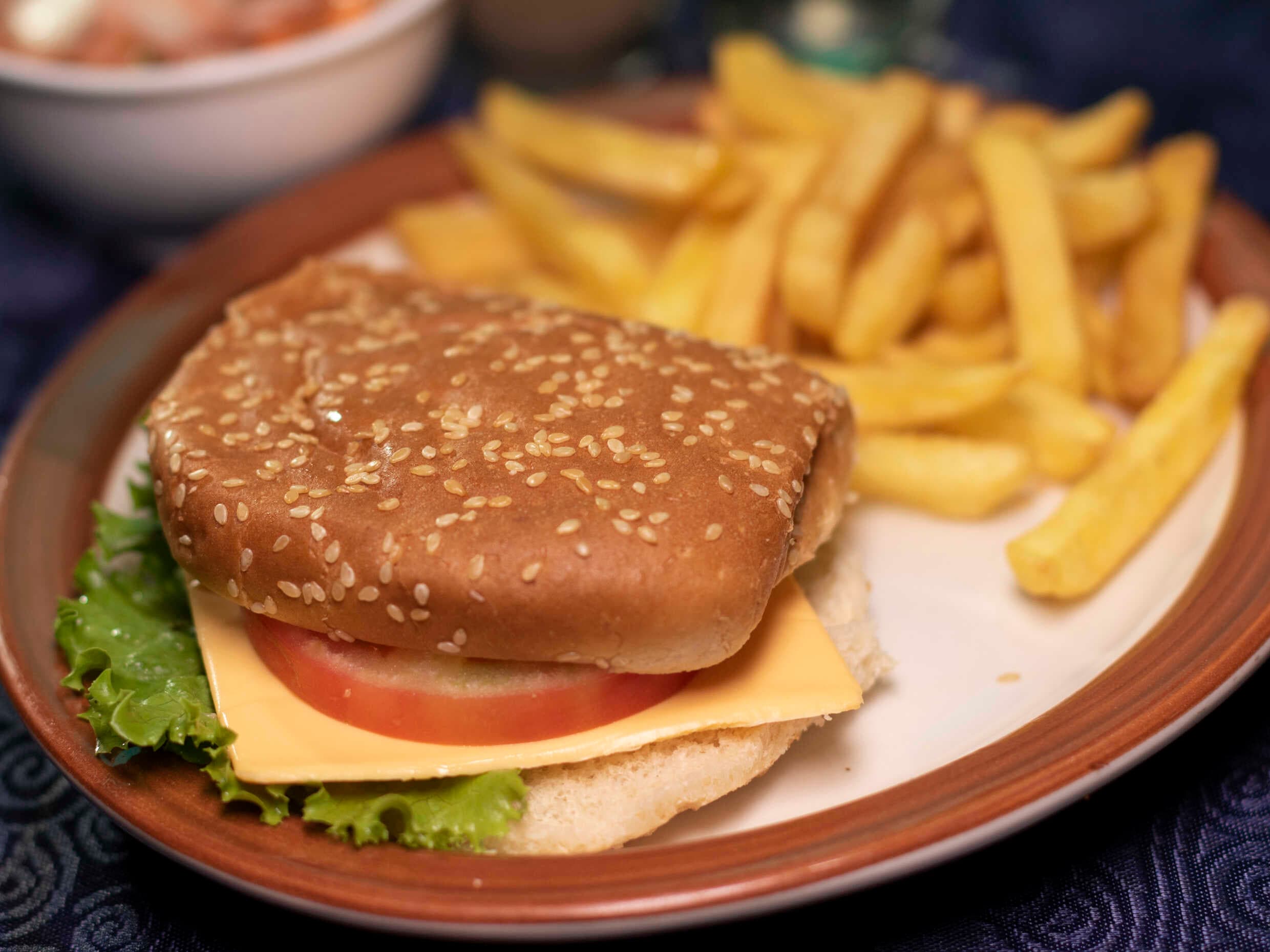 Hamburguesa con Papas