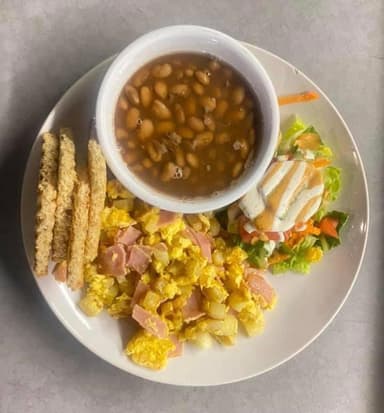 Huevito con Papa y Jamón