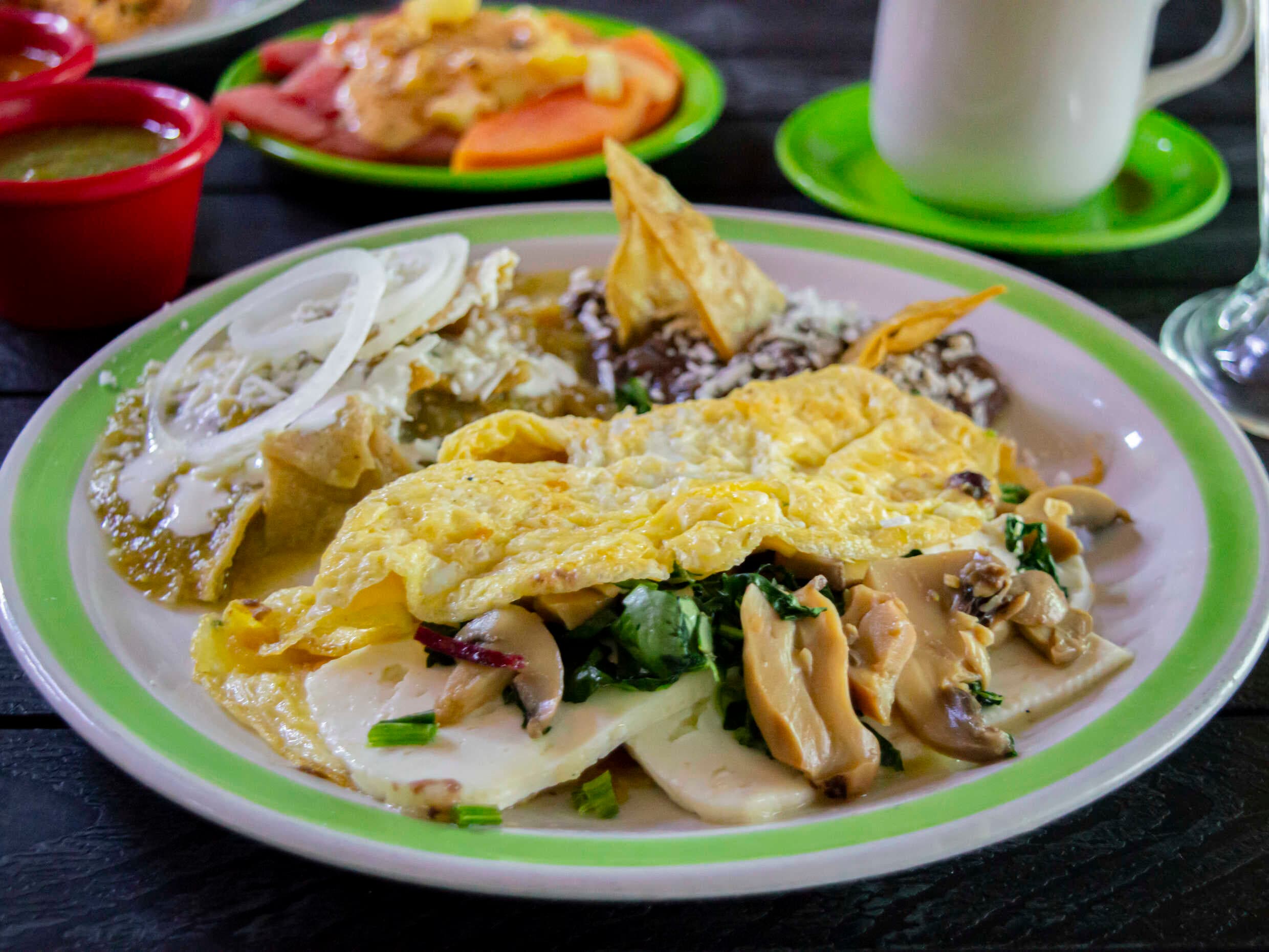 Omelette Jamón con Queso