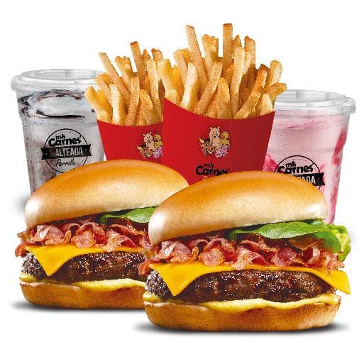 Burguer Dúo x2 con Malteada