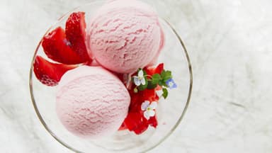 1/2 Litro Nieve  Fresa