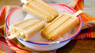 Paletas de Crema Cajeta