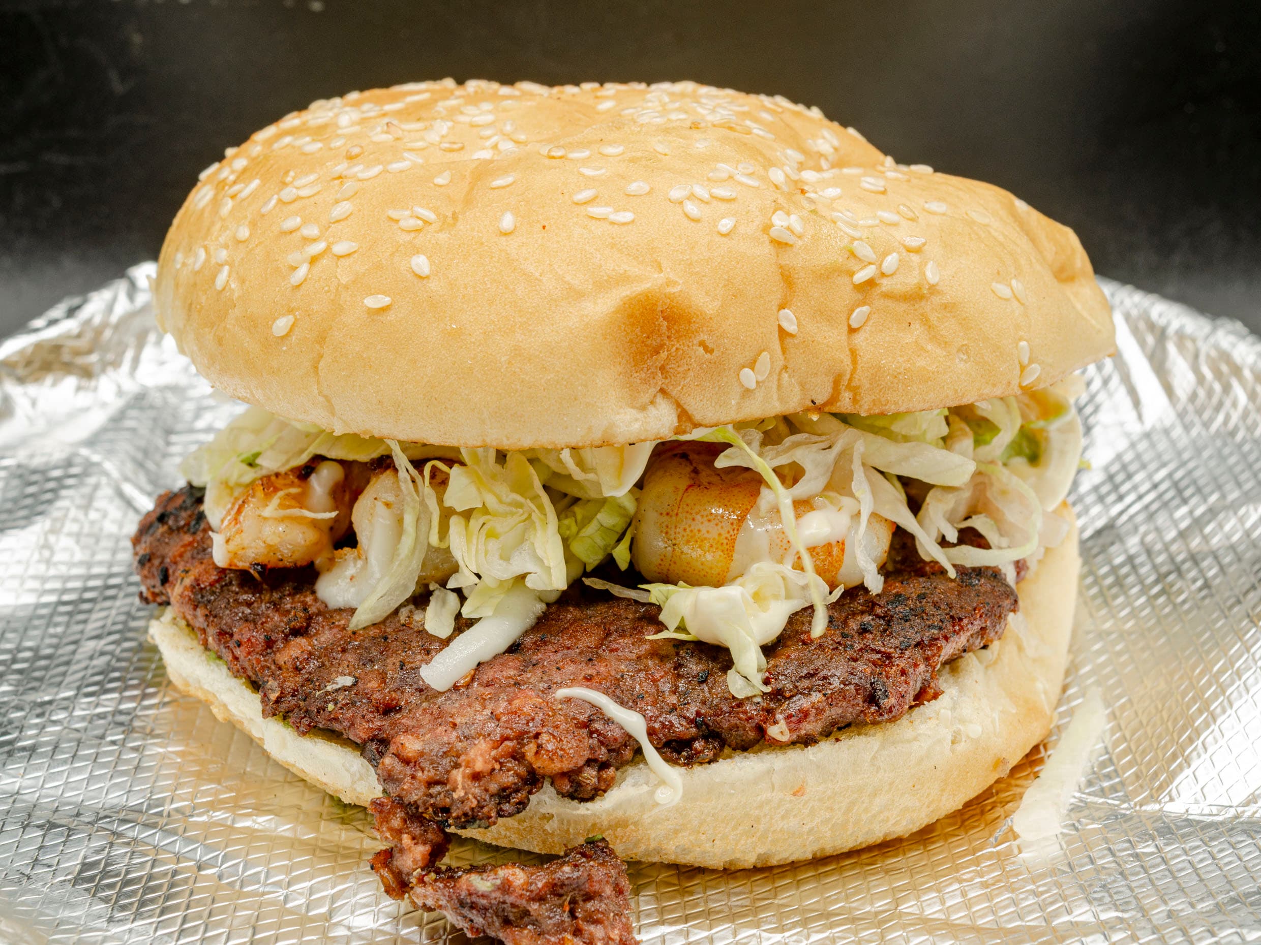 Hamburguesa Mar y Tierra