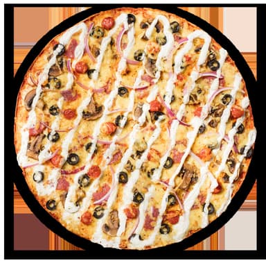 Pizza entera por ingredientes 25 cm