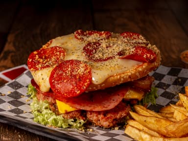 Pizza burger's