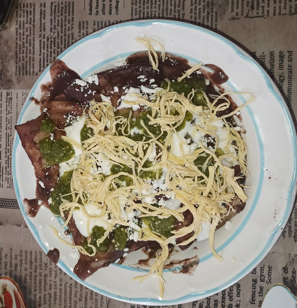 Enfrijoladas
