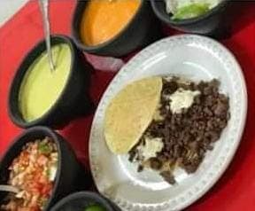 Taco de Arrachera en Harina