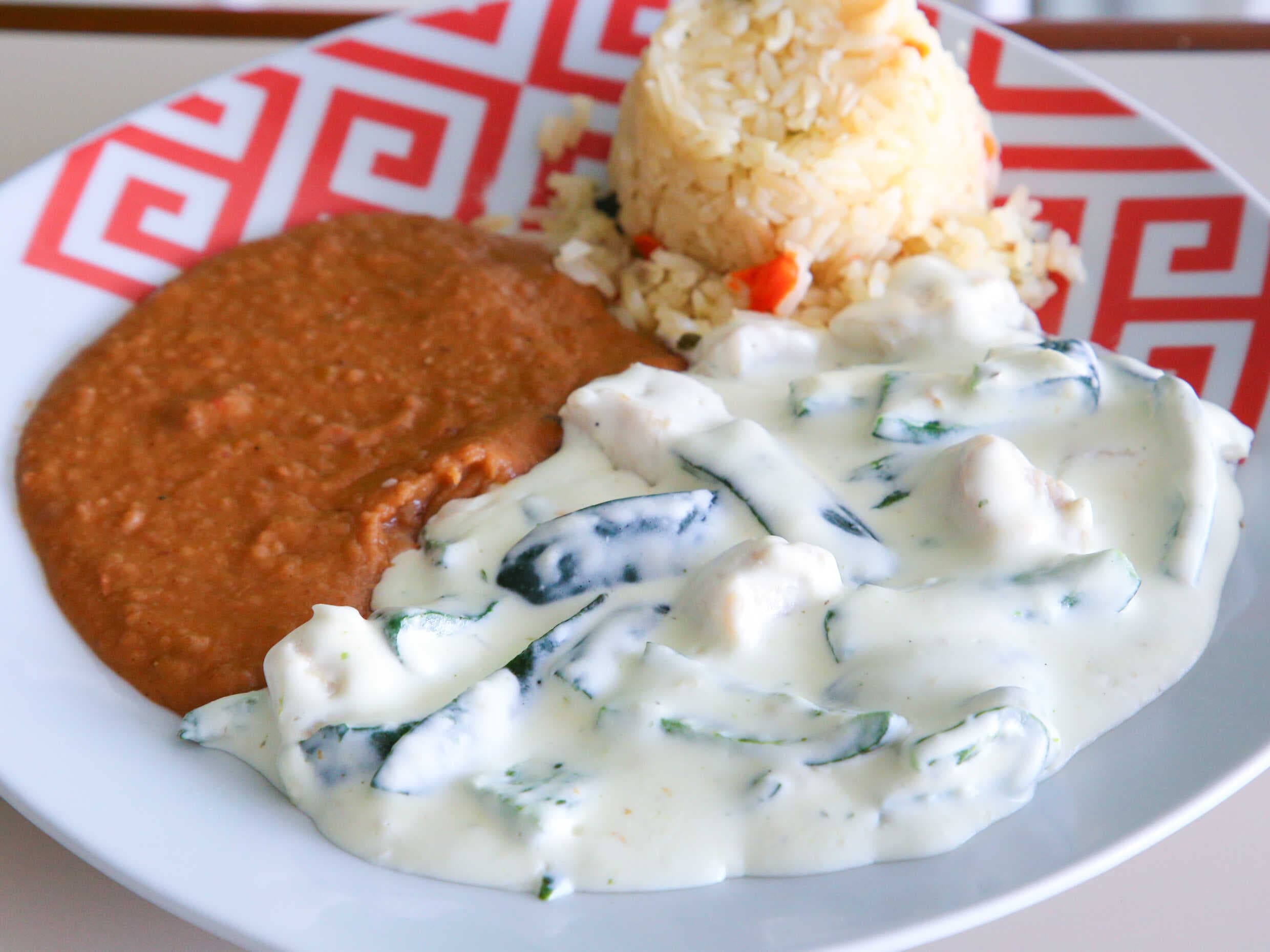 Pollo en Crema.