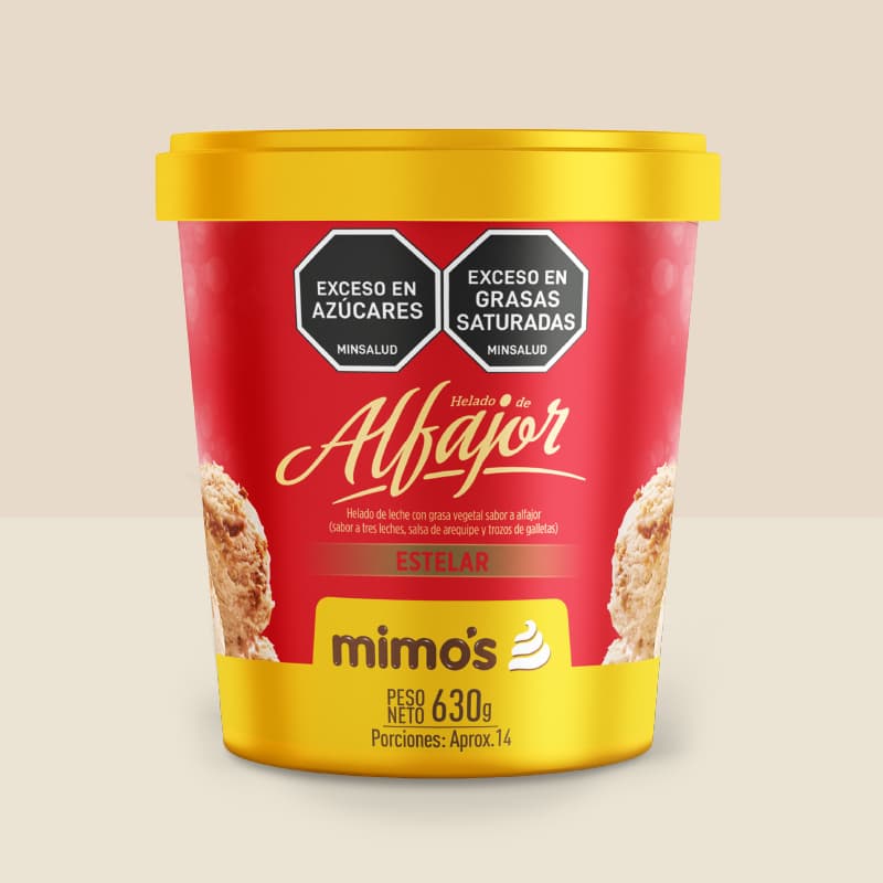 Litro Helado Estelar Alfajor